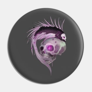 Purple death fish Pin