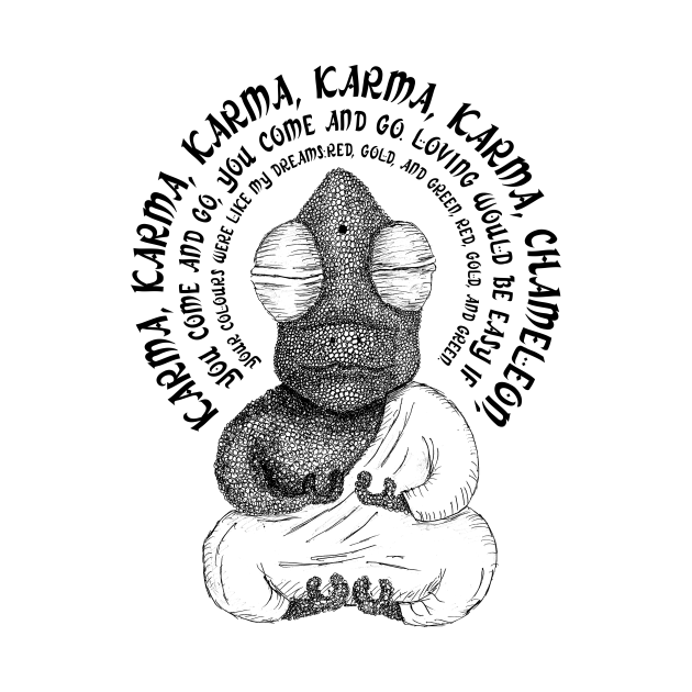 karma chameleon t shirt