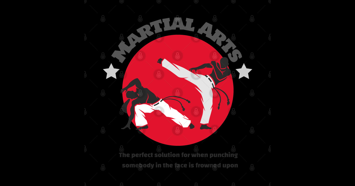 Martial Arts Martial Arts Sticker TeePublic