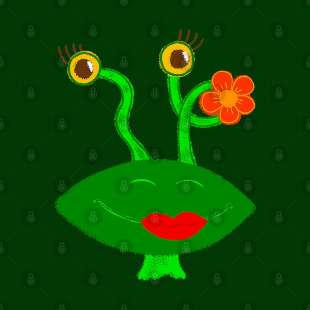 Funny Frog flower by KMdesign