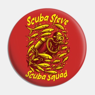 Scuba Steve Scuba Squad Pin