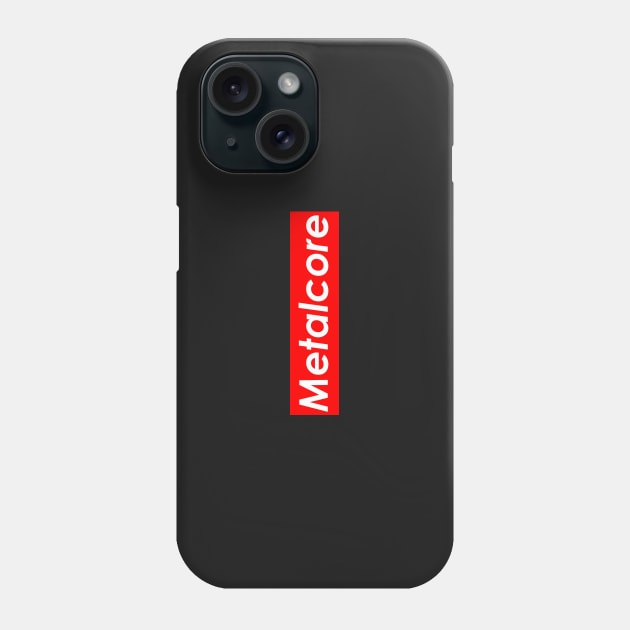 Metalcore (Red) Phone Case by Graograman