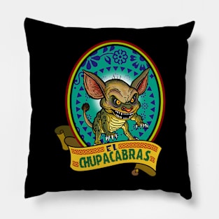 El Chupacabras (the goatsucker). Pillow