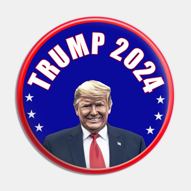 TRUMP 2024 Pin by Roly Poly Roundabout