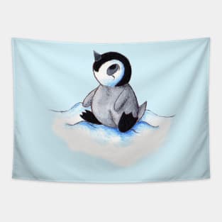 Little Winter Fluffball Tapestry