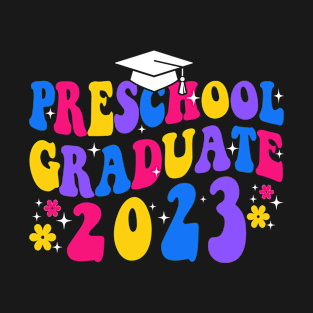 Preschool Graduate 2023 Groovy T-Shirt