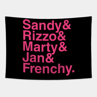 GREASE PINK LADIES Pink Ladies Shirt Tapestry