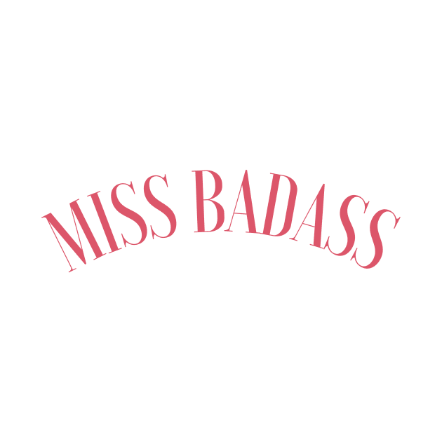 Badass Feminist - F for Feminist by Feminist Vibes