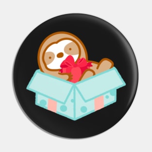 Cute Christmas Gift Sloth Pin