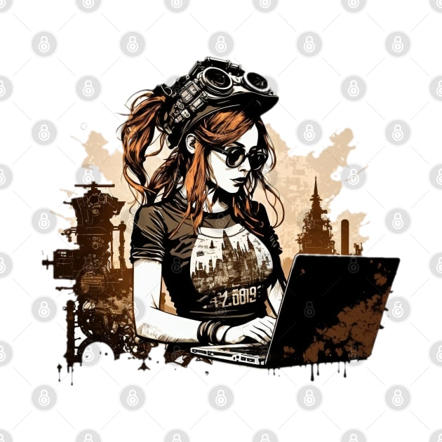 Steampunk Coder - 2 - A fusion of old and new technology by SMCLN