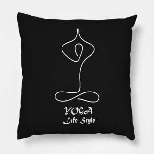 Yoga lover lifestyle shirt Pillow