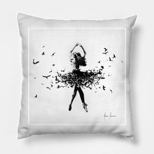 Ballerina Bird Pillow