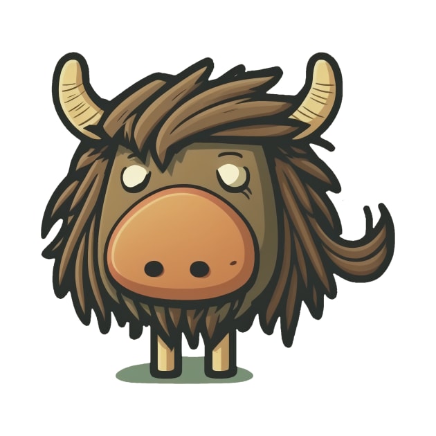 Super Furry Minimalist Gnu by CutePlanetEarth