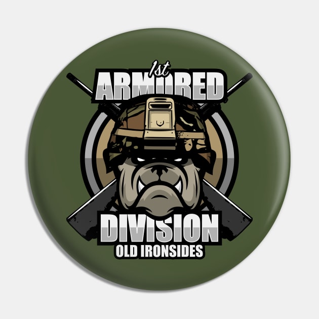 1st Armored Division Pin by TCP