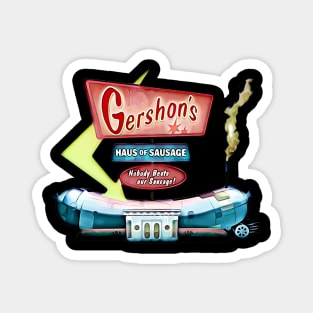 Gershon's Haus of Sausage - Time Machine Tour Magnet