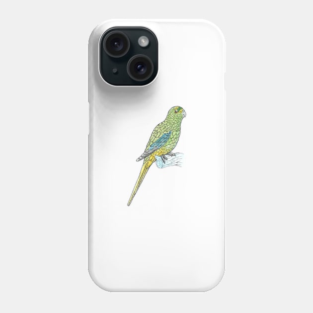 Elegant Parrot Phone Case by bangart