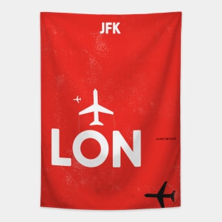 LON London RED Tapestry