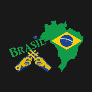 Handhashtag Brasil iLove my Country T-Shirt