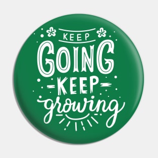 Keep going Pin