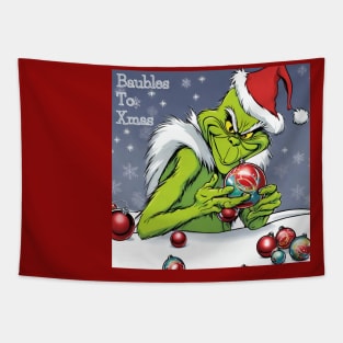 Grinch Baubles Tapestry