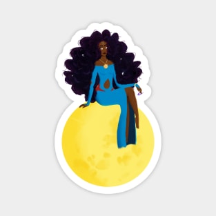 The Moon Goddess Magnet