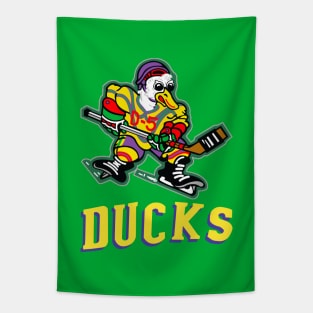 Classic Mighty Ducks Logo Tapestry