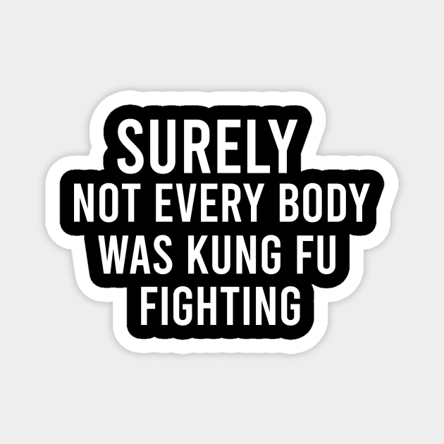 Surely not everybody was kung fu fighting Magnet by BIONDY SHOP