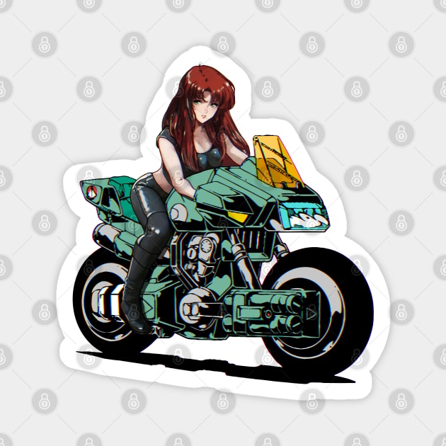 DesignRedBike Magnet by Robotech/Macross and Anime design's