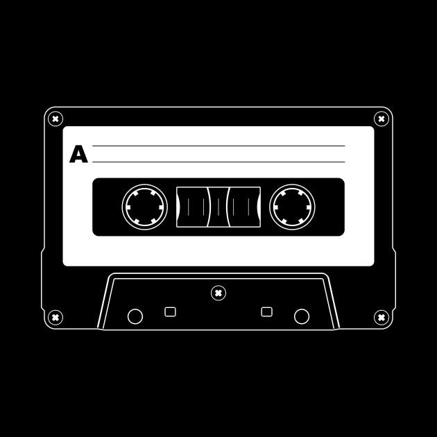 Retro Cassette Tape by hobrath