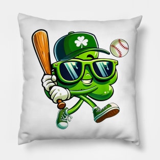 Shamrock Baseball, Funny St Patricks Day, Funny Patrick's Day Pillow