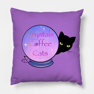 Crystals Coffee & Cats Pillow