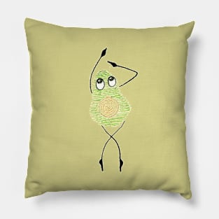 Dancing avocado Pillow