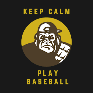 Keep Calm and play baseball T-Shirt