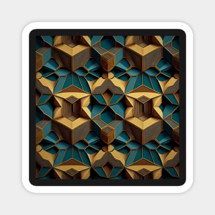 Geometric Repeating Pattern Magnet