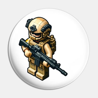 Tactical LEGO Pin