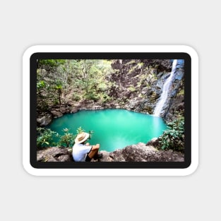 Hidden Waterfall Pool Magnet