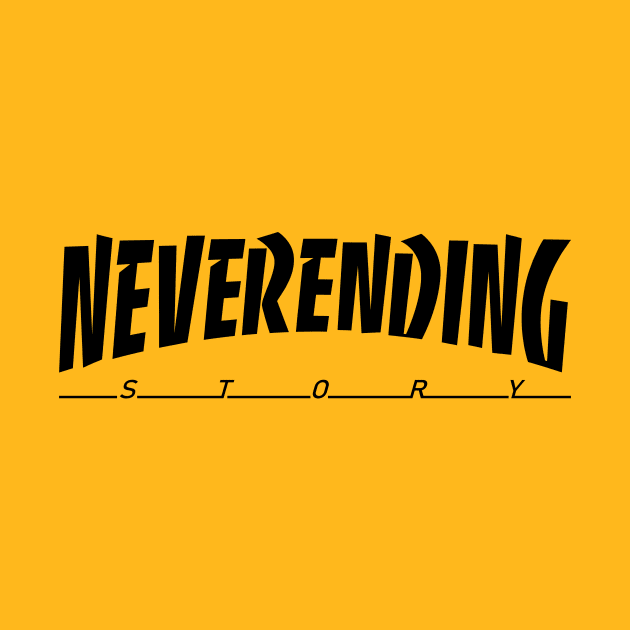 Neverending Story Typography by SERVASTEAK