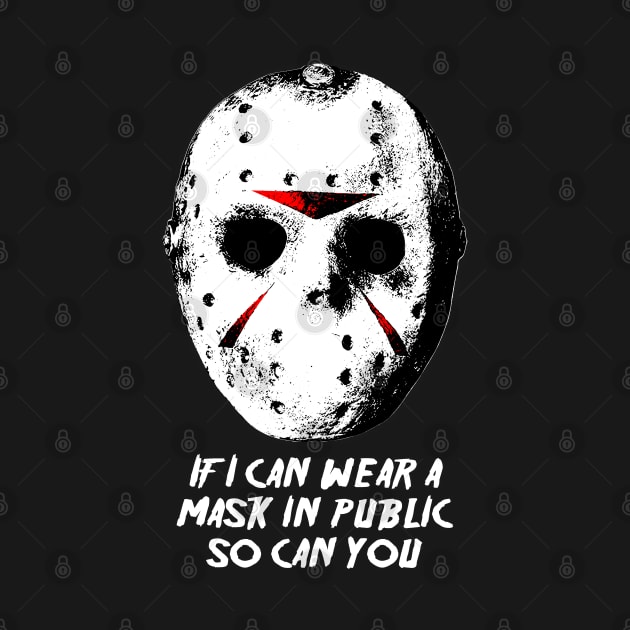 Funny Friday The 13th Mask Wearing by dankdesigns