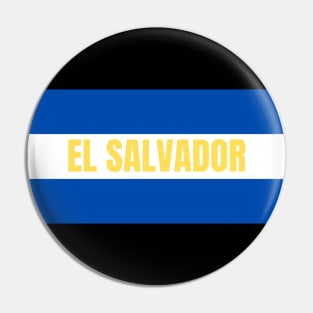 El Salvador Flag Colors Pin