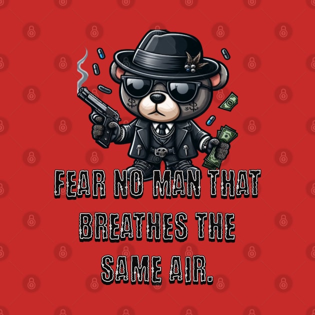 Gangster teddy bear by Out of the world