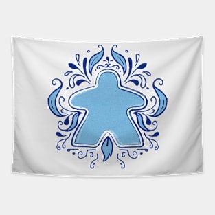 Blue Meeple Tapestry