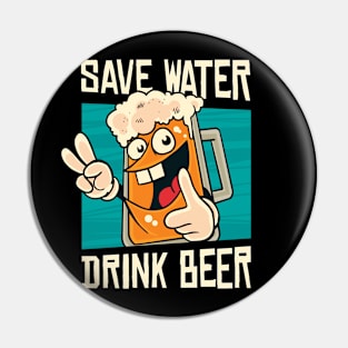 Getting Drunk Beer Pin