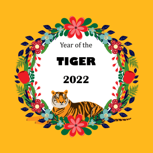 Cute Year of the Tiger 2022 T-Shirt