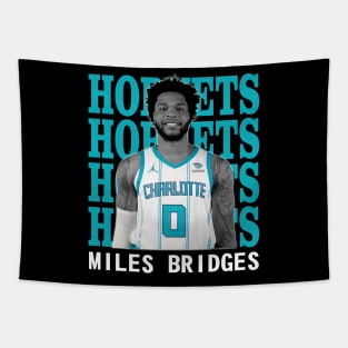 Charlotte Hornets Miles Bridges 0 Tapestry