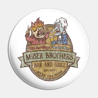 Miser Brothers // Christmas Retro Design Pin