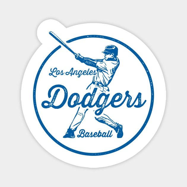 Vintage Dodgers Magnet by Throwzack