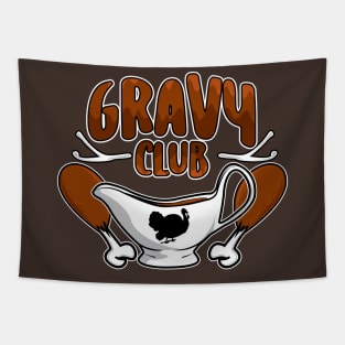 Gravy Club Thanksgiving Fun Tapestry