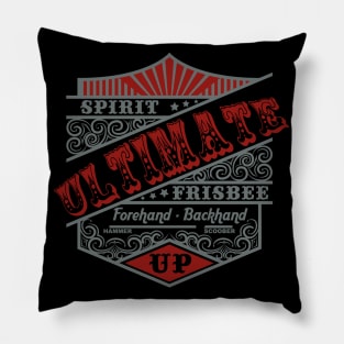 Ultimate Frisbee Vintage Pillow