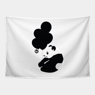 Balloon Panda Tapestry