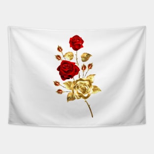 Small Bouquet of Jewelry Roses Tapestry